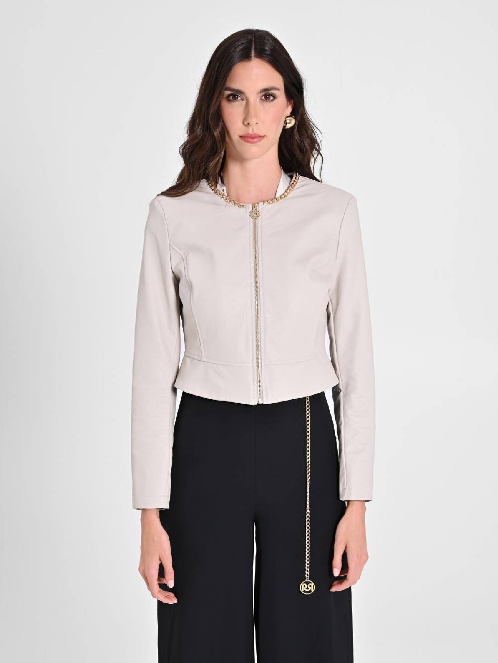 Rinascimento Giubbino in similpelle con Catena Lightning offer