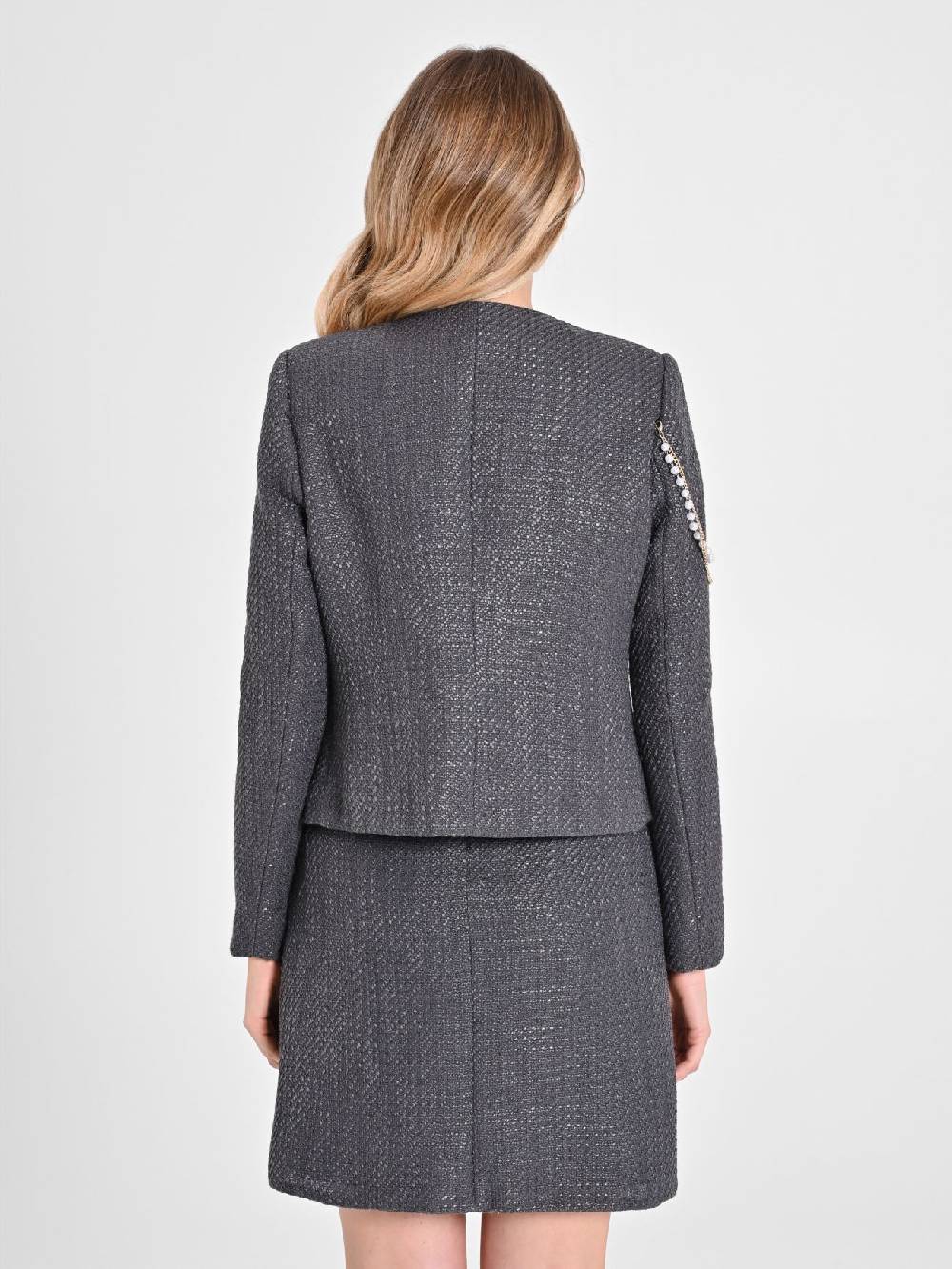 Rinascimento Giacca Corta in Tweed Bestseller