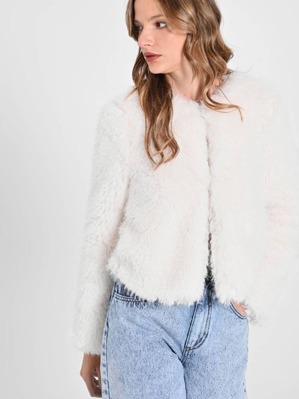 Rinascimento Cappotto Faux Fur Liquidazione