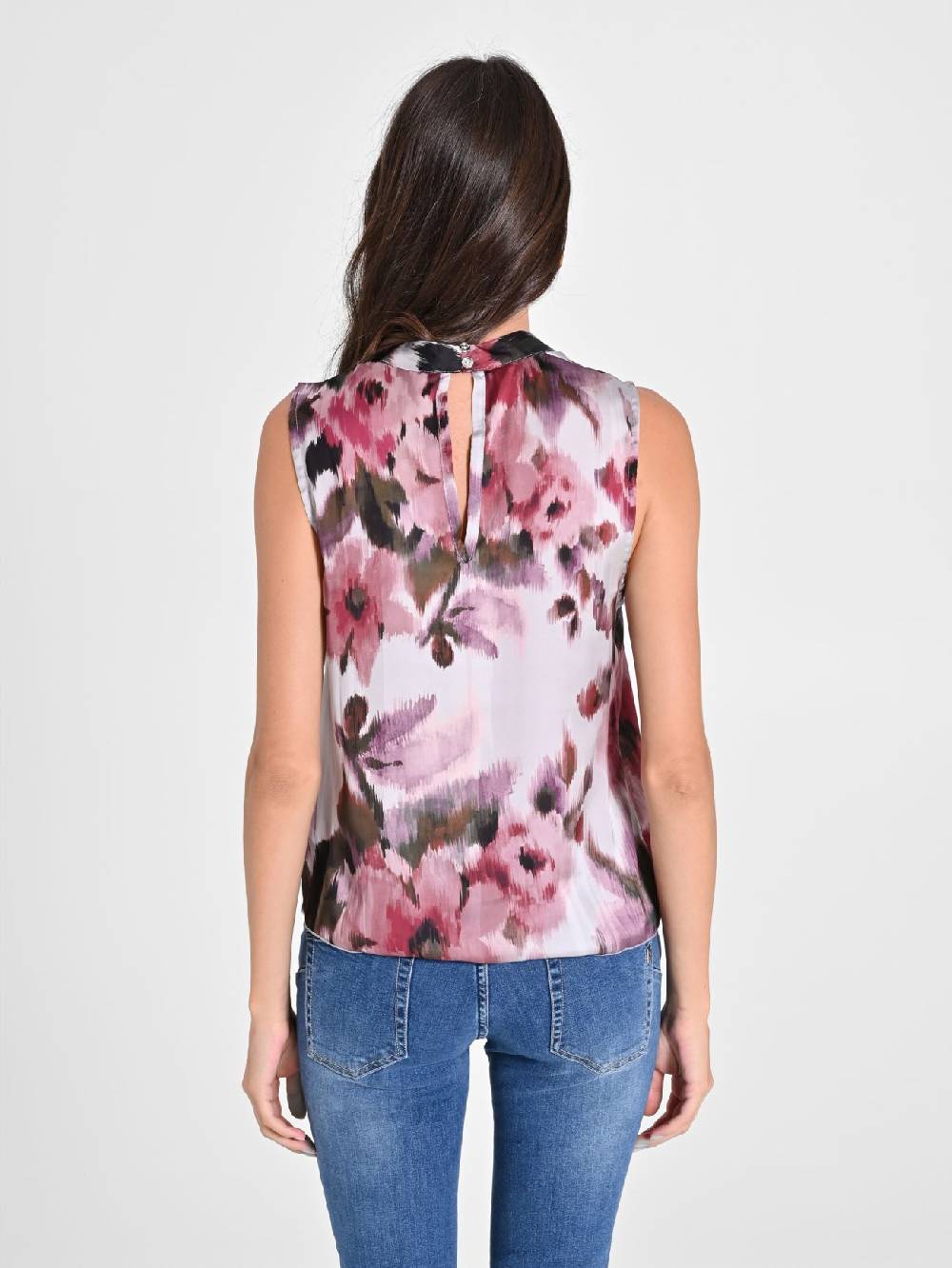 Rinascimento Blusa stampa Fiori Astratti Ultimi tre giorni