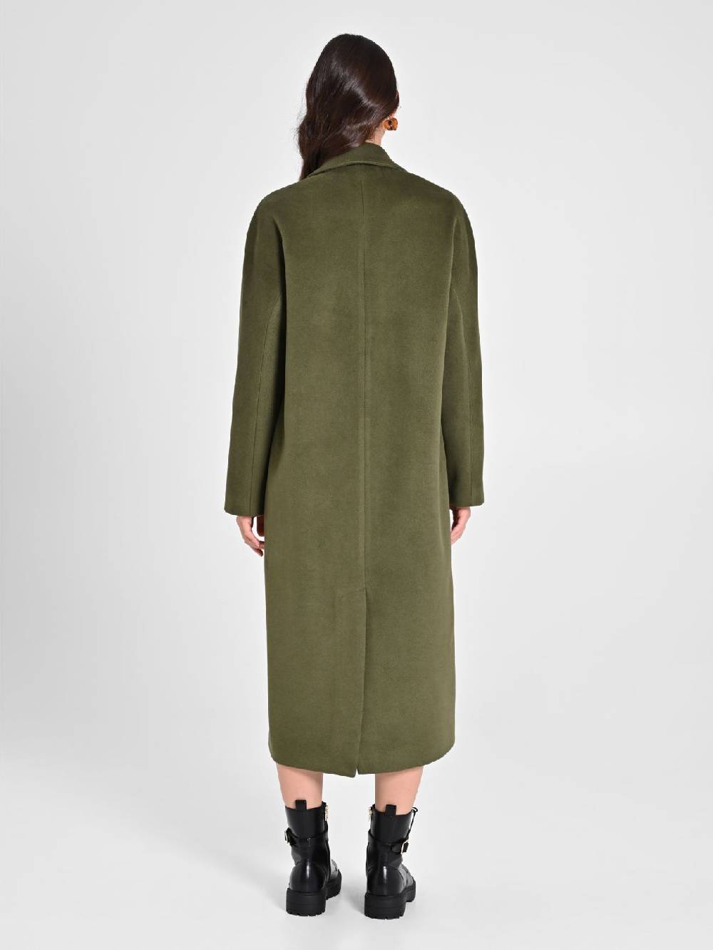 Rinascimento Maxi Cappotto Verde Militare Promozione temporanea