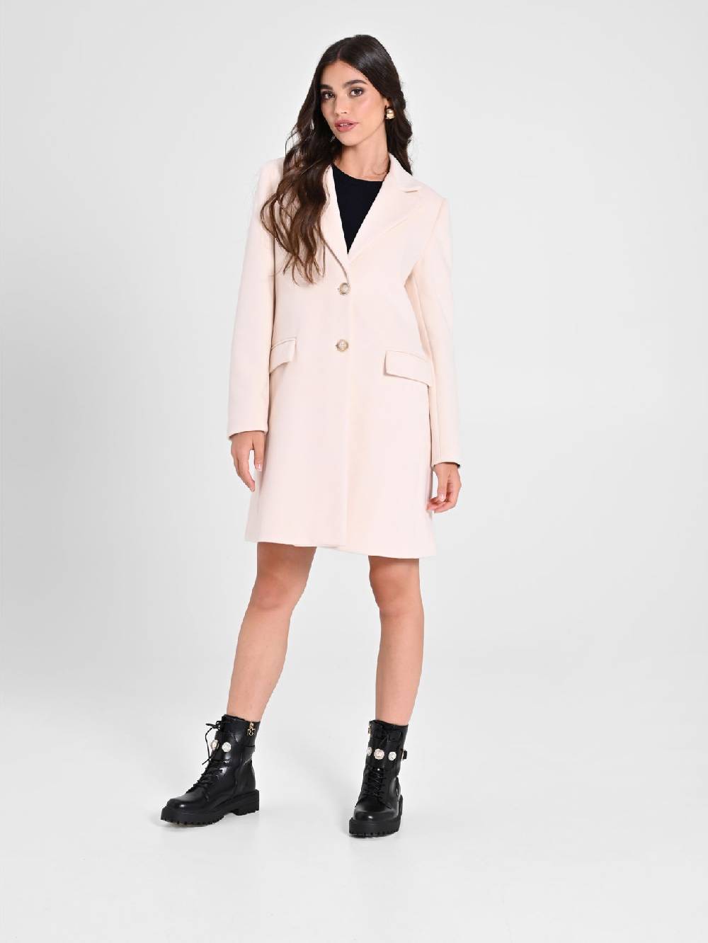 Rinascimento Cappotto Medio Beige Only for today