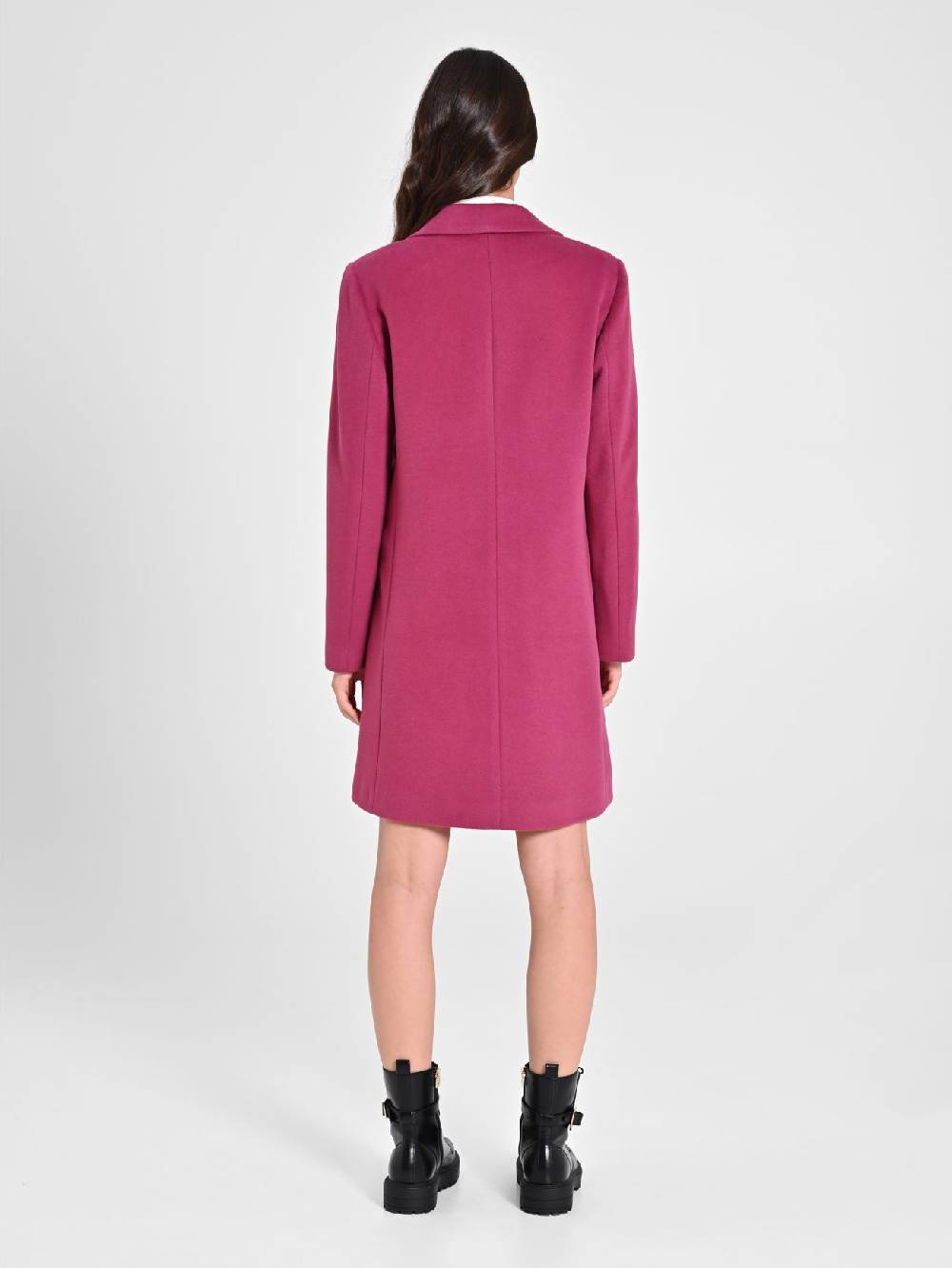 Rinascimento Cappotto Medio Bordeaux Offerta speciale della fabbrica