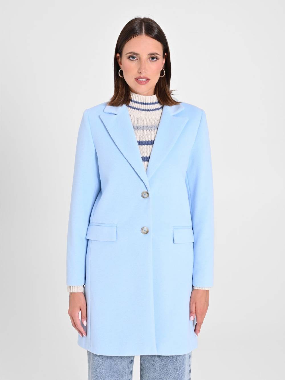 Rinascimento Cappotto Medio Azzurro Sostegno trimestrale