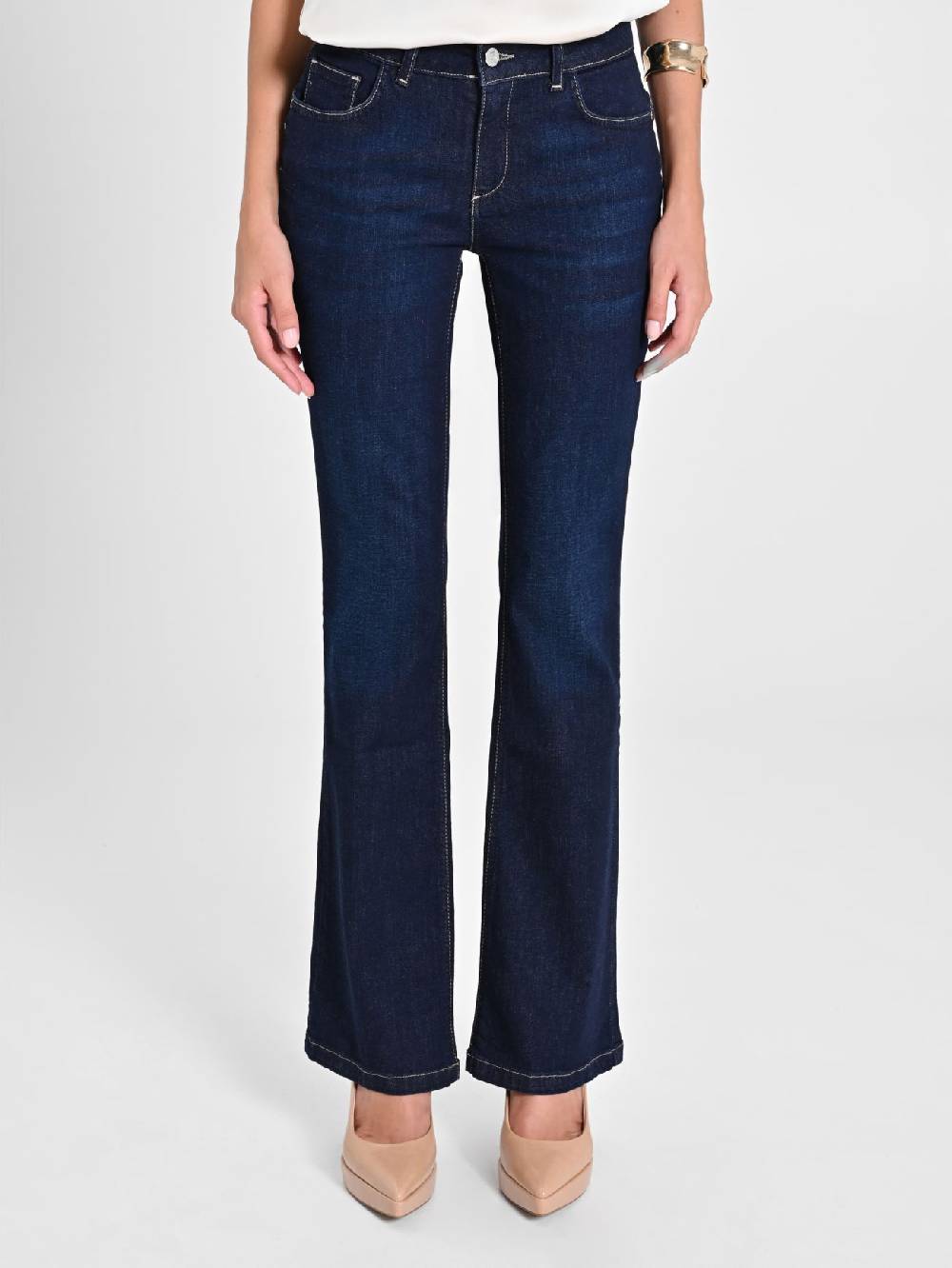 Rinascimento Jeans Flared Esporta salva