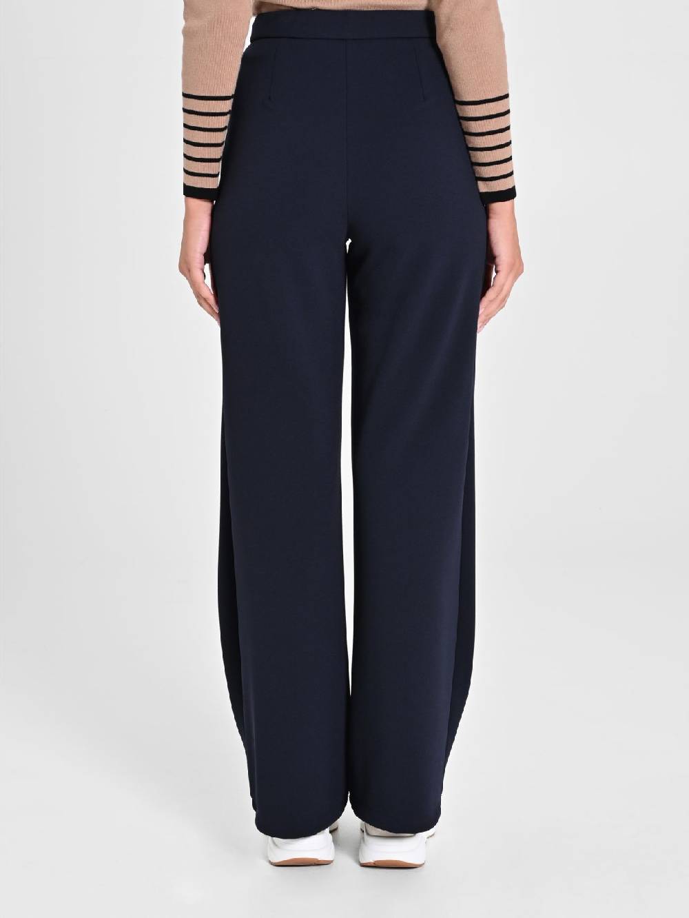 Rinascimento Pantaloni Cropped Blu Navy In vendita