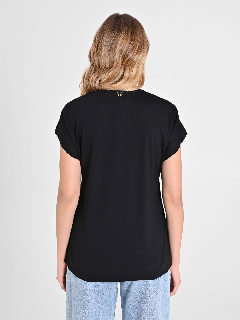 Rinascimento Blusa Envers Satin Nera Sconti questo mese