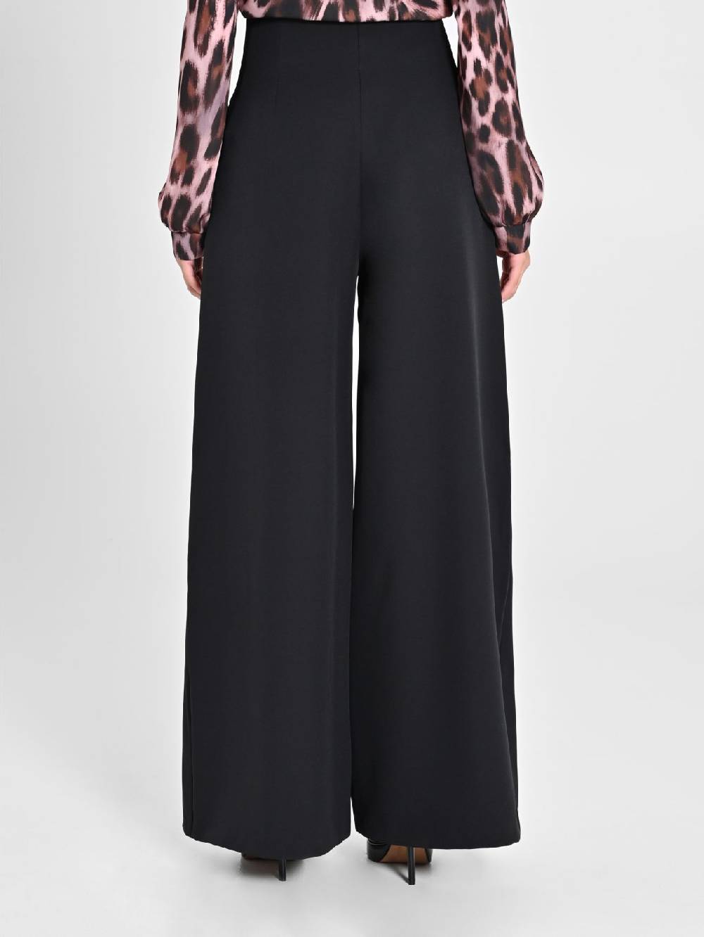 Rinascimento Pantaloni Wide Leg Neri Promozione Limitata