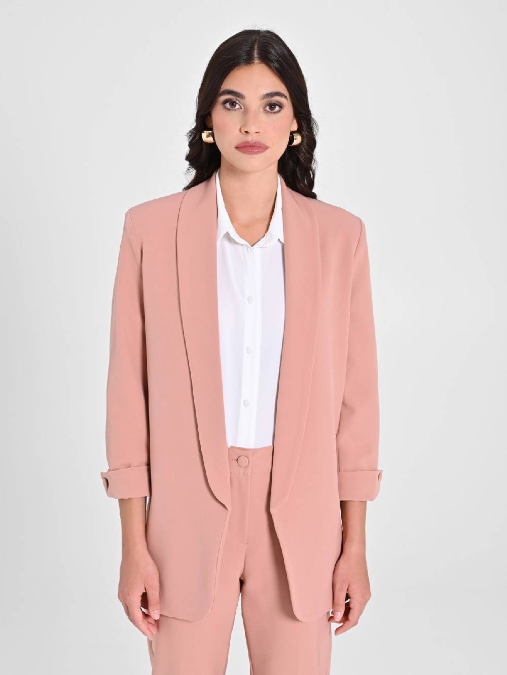 Rinascimento Giacca Aperta Rosa Offerta