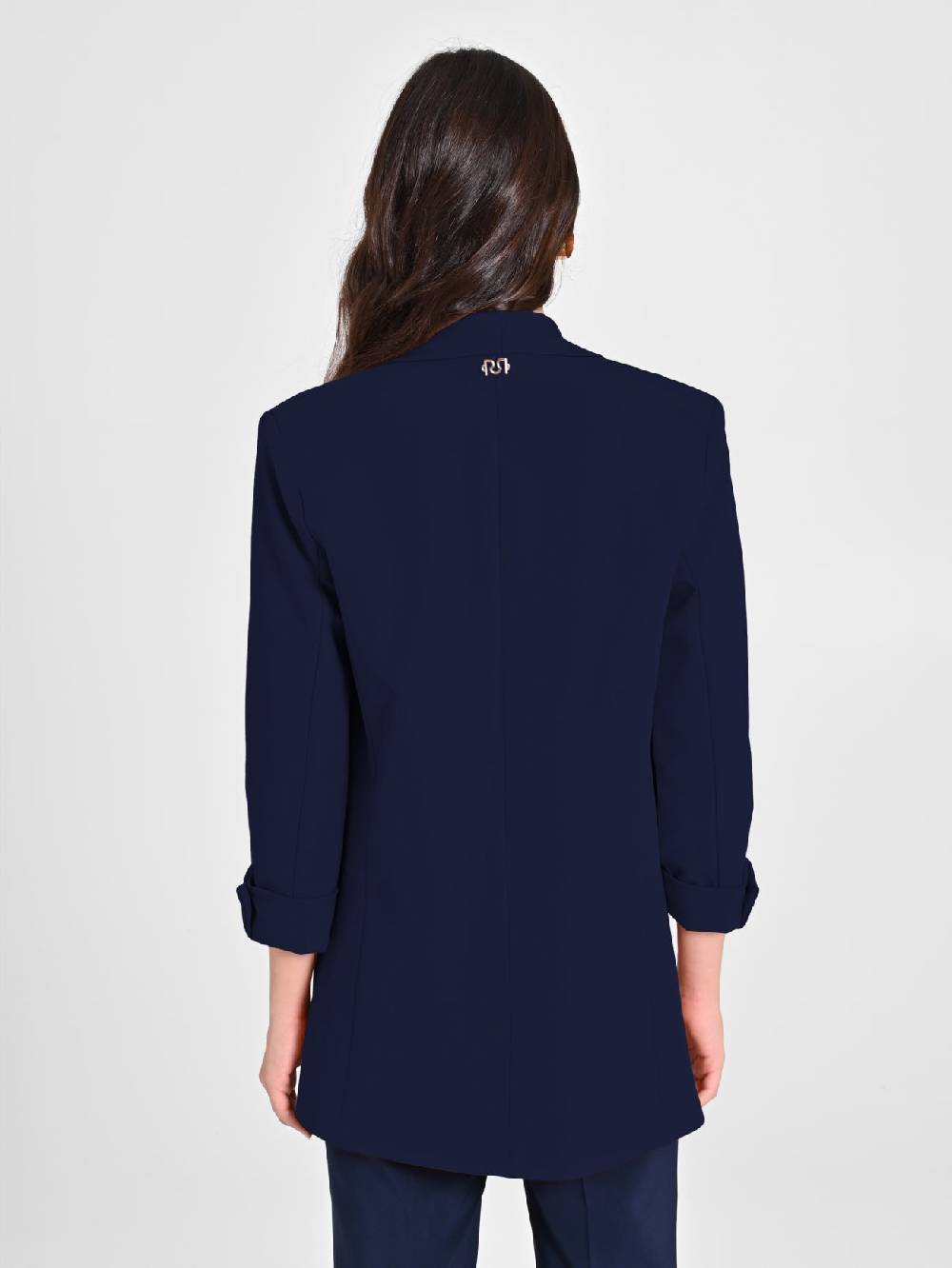 Rinascimento Giacca Aperta Blu Navy Economico