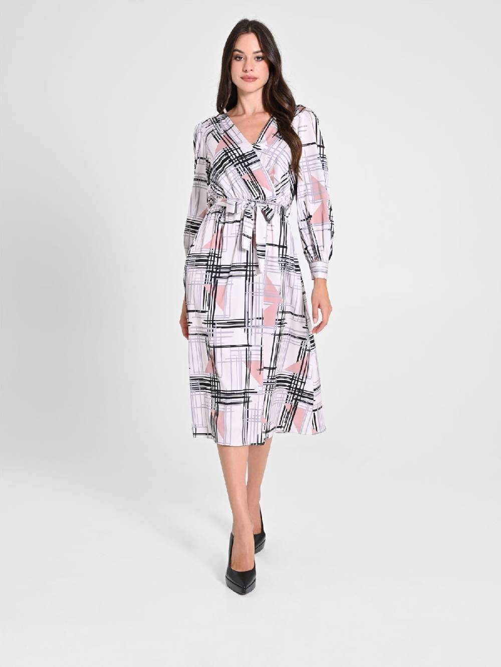 Rinascimento Abito stampa Geometrica Moda