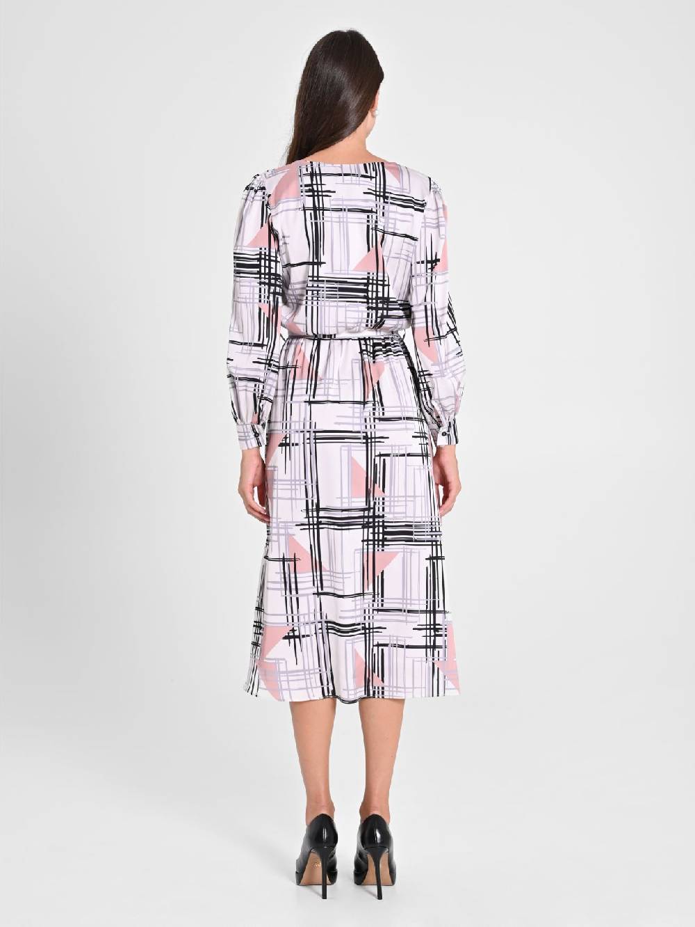 Rinascimento Abito stampa Geometrica Moda