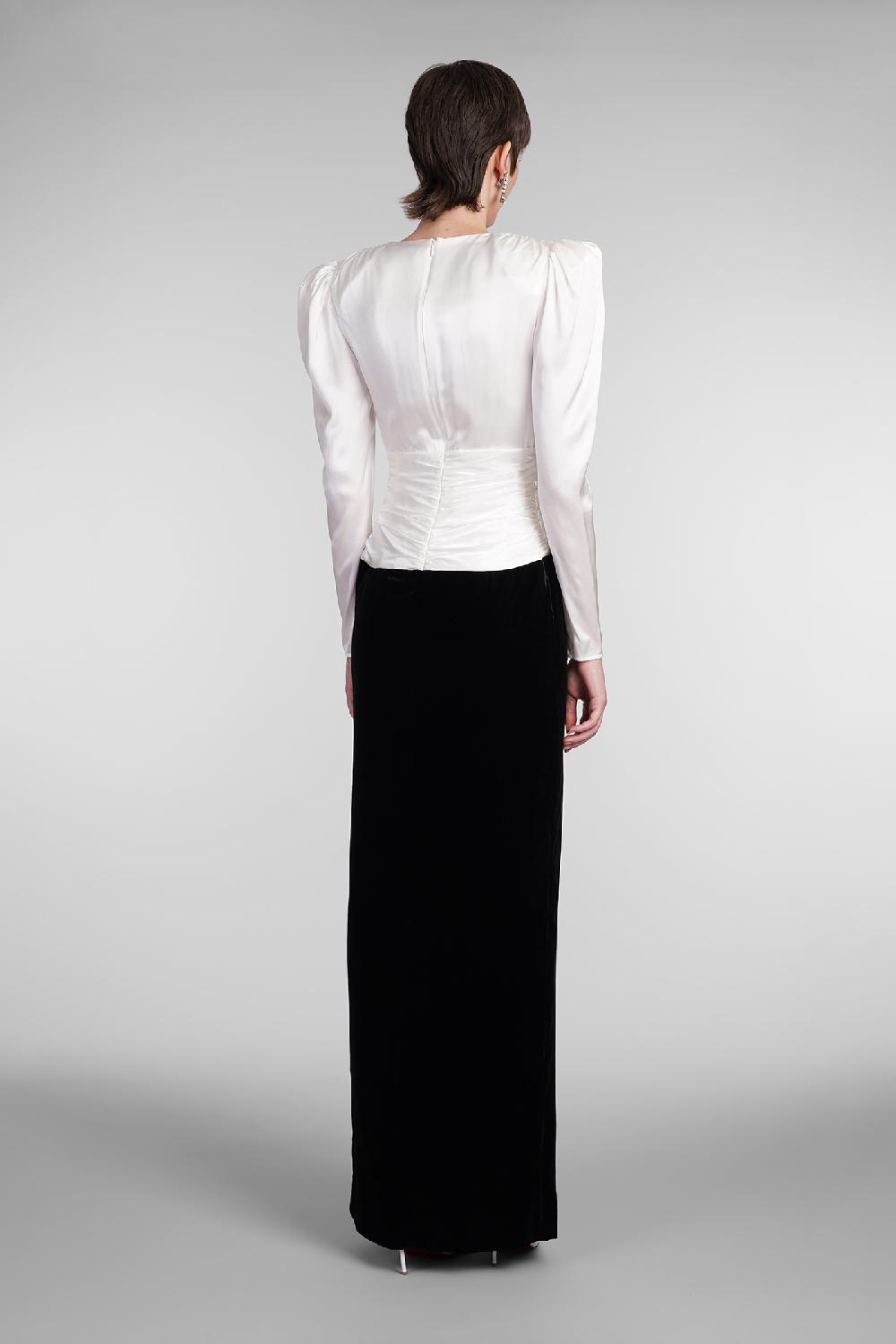 Deliberti Alessandra Rich Abito in seta bianca cod. 403760 - Deliberti The Luxury Shopping Offerta esclusiva