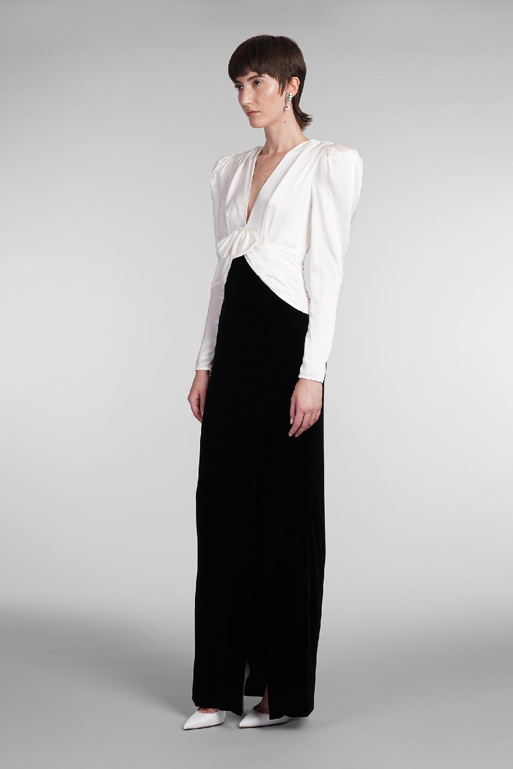 Deliberti Alessandra Rich Abito in seta bianca cod. 403760 - Deliberti The Luxury Shopping Offerta esclusiva