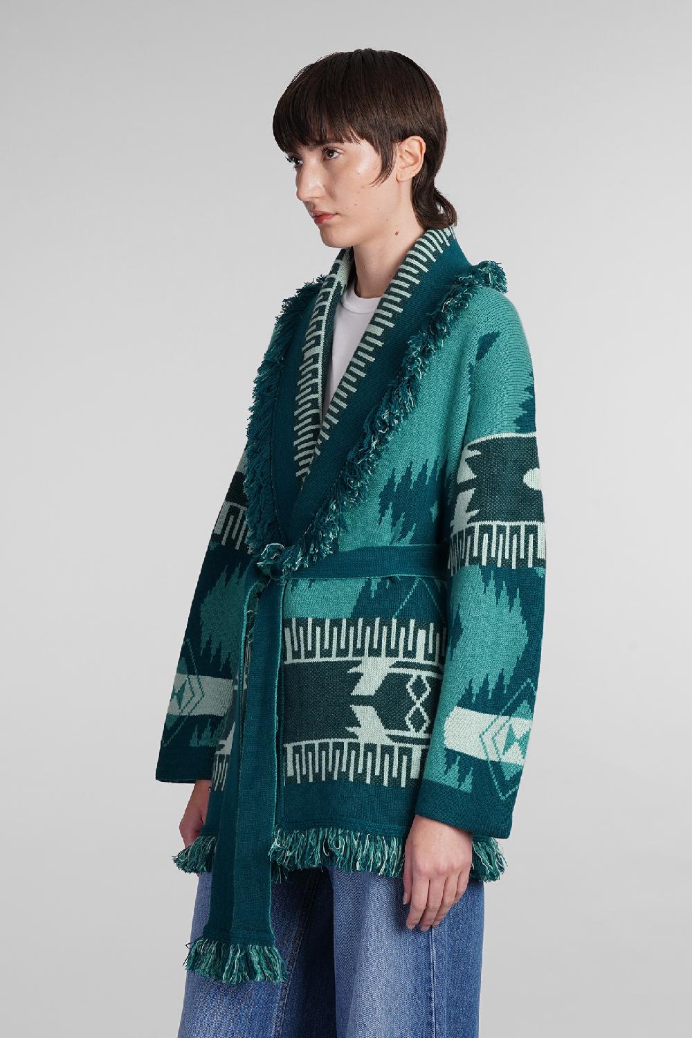 Deliberti Alanui Cardigan in cashmere verde cod. 408019 - Deliberti The Luxury Shopping Offerta migliore