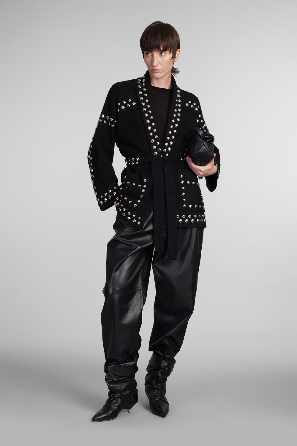 Deliberti Alanui Cardigan in lana nera cod. 409056 - Deliberti The Luxury Shopping Grandi sconti