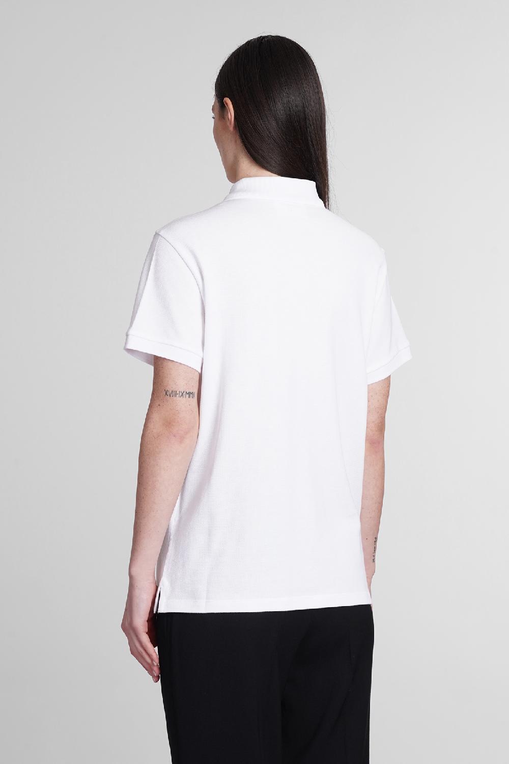 Deliberti Ami Paris Polo in cotone bianco cod. 393422 - Deliberti The Luxury Shopping Offerte stagionali
