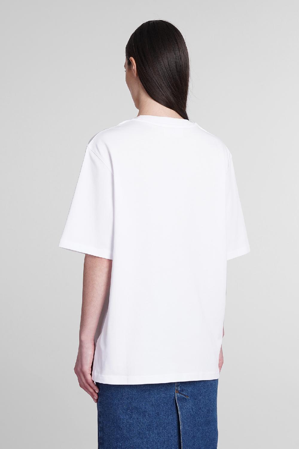 Deliberti Ami Paris T-shirt in cotone bianco cod. 393424 - Deliberti The Luxury Shopping Comprane uno, ottenene uno gratis