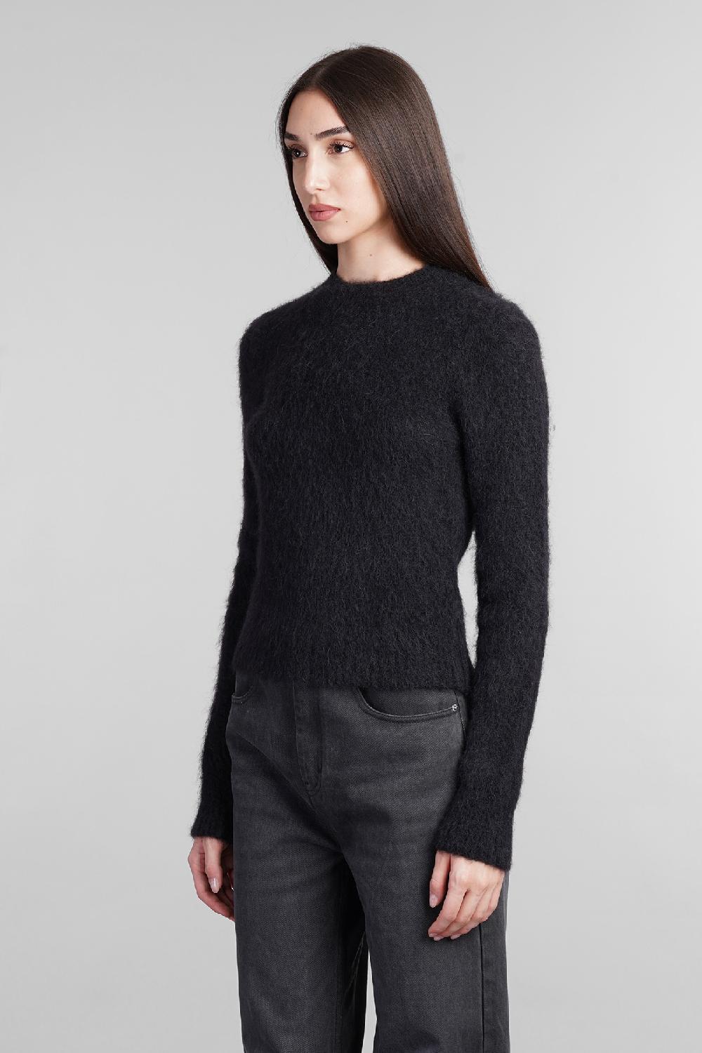 Deliberti Ami Paris Maglia in lana nera cod. 406121 - Deliberti The Luxury Shopping Prezzo basso