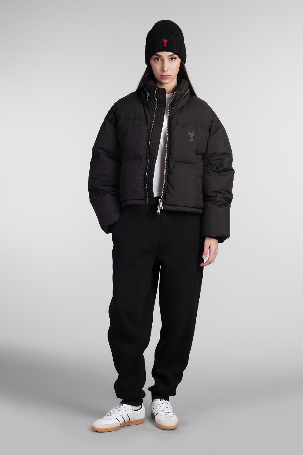 Deliberti Ami Paris Piumino in poliammide nera cod. 406932 - Deliberti The Luxury Shopping Ultimi tre giorni
