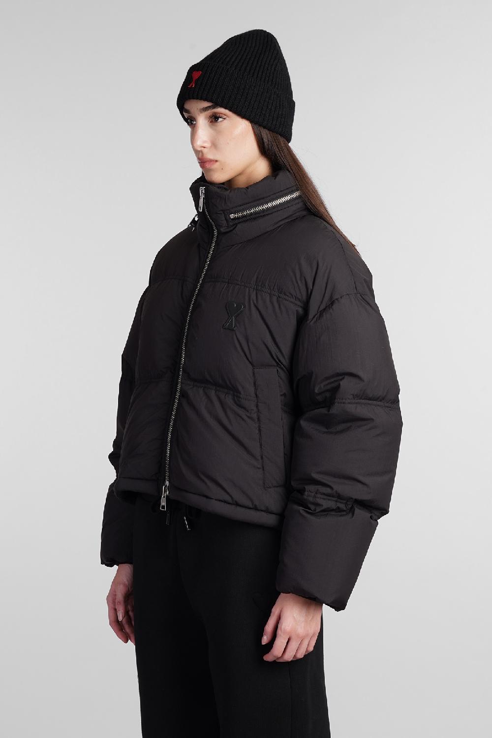 Deliberti Ami Paris Piumino in poliammide nera cod. 406932 - Deliberti The Luxury Shopping Ultimi tre giorni