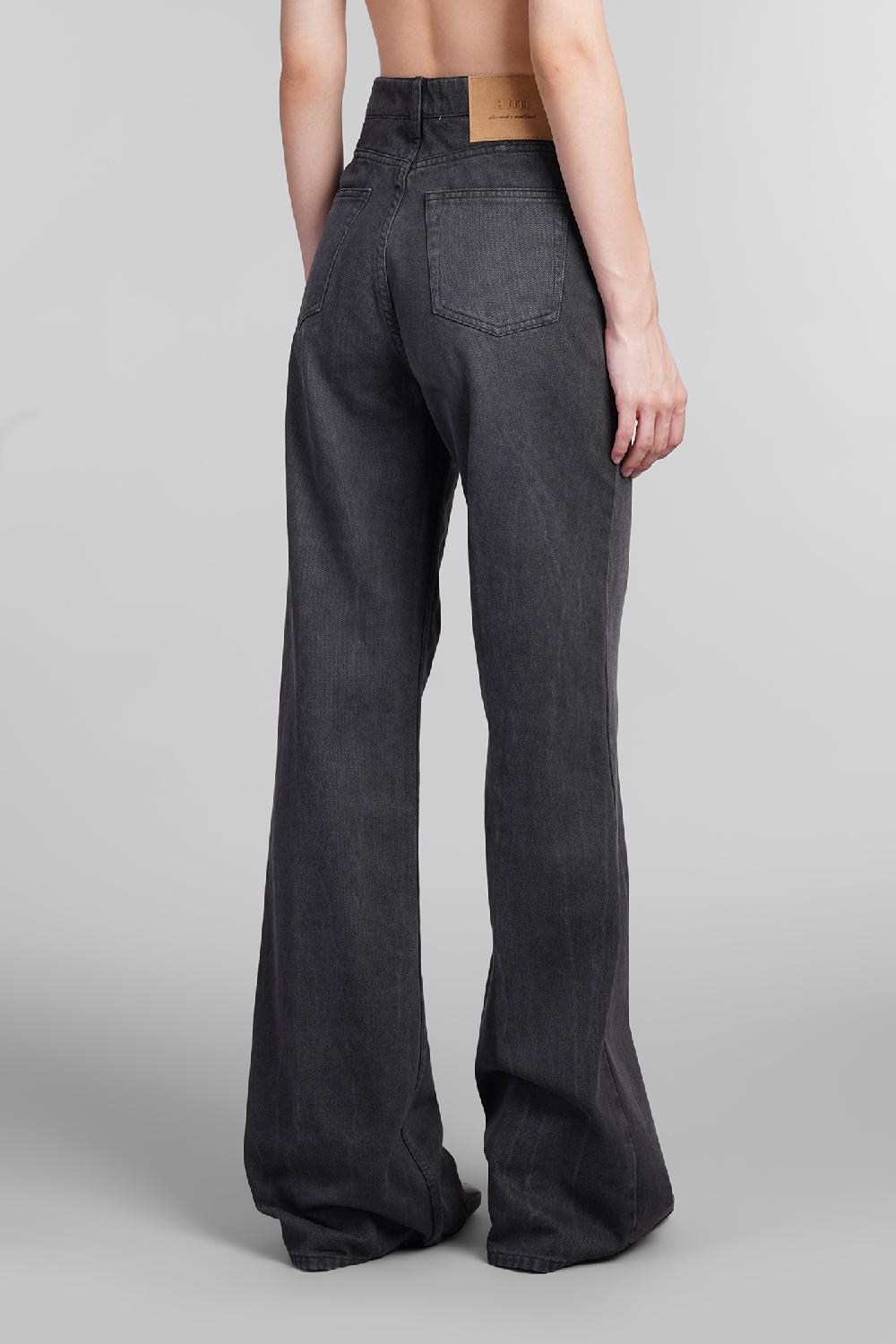 Deliberti Ami Paris Jeans in cotone nero cod. 405009 - Deliberti The Luxury Shopping Fino al 50% di sconto