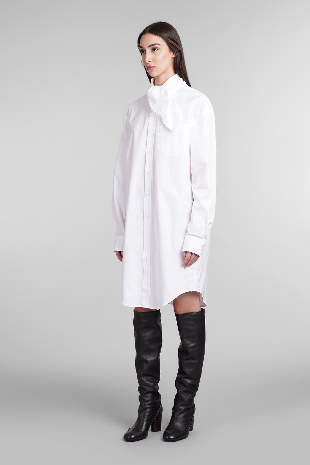 Deliberti Ami Paris Abito in cotone bianco cod. 403272 - Deliberti The Luxury Shopping Discount Store per i nuovi prodotti