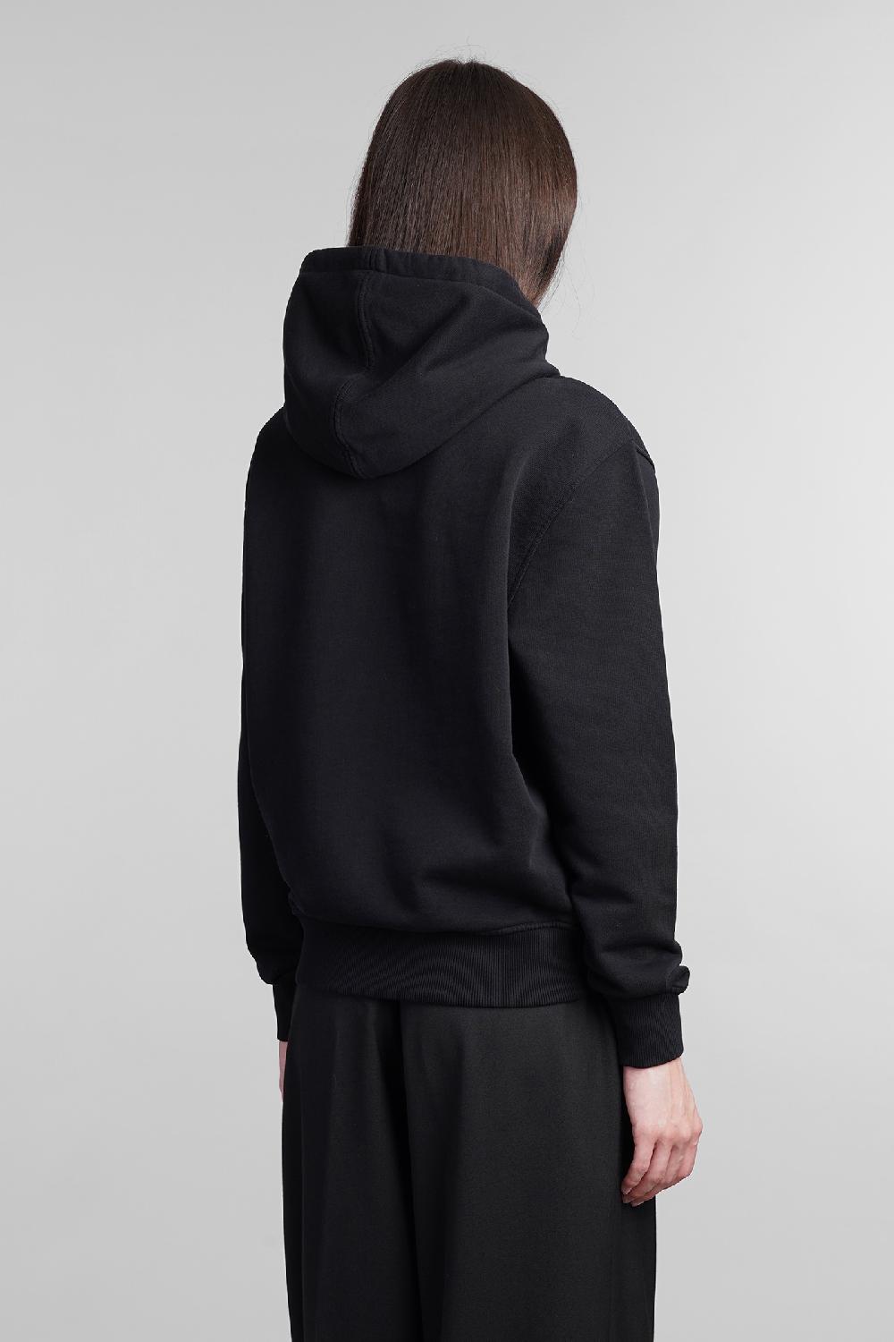 Deliberti Ami Paris Felpa in cotone nero cod. 406118 - Deliberti The Luxury Shopping Enormi sconti