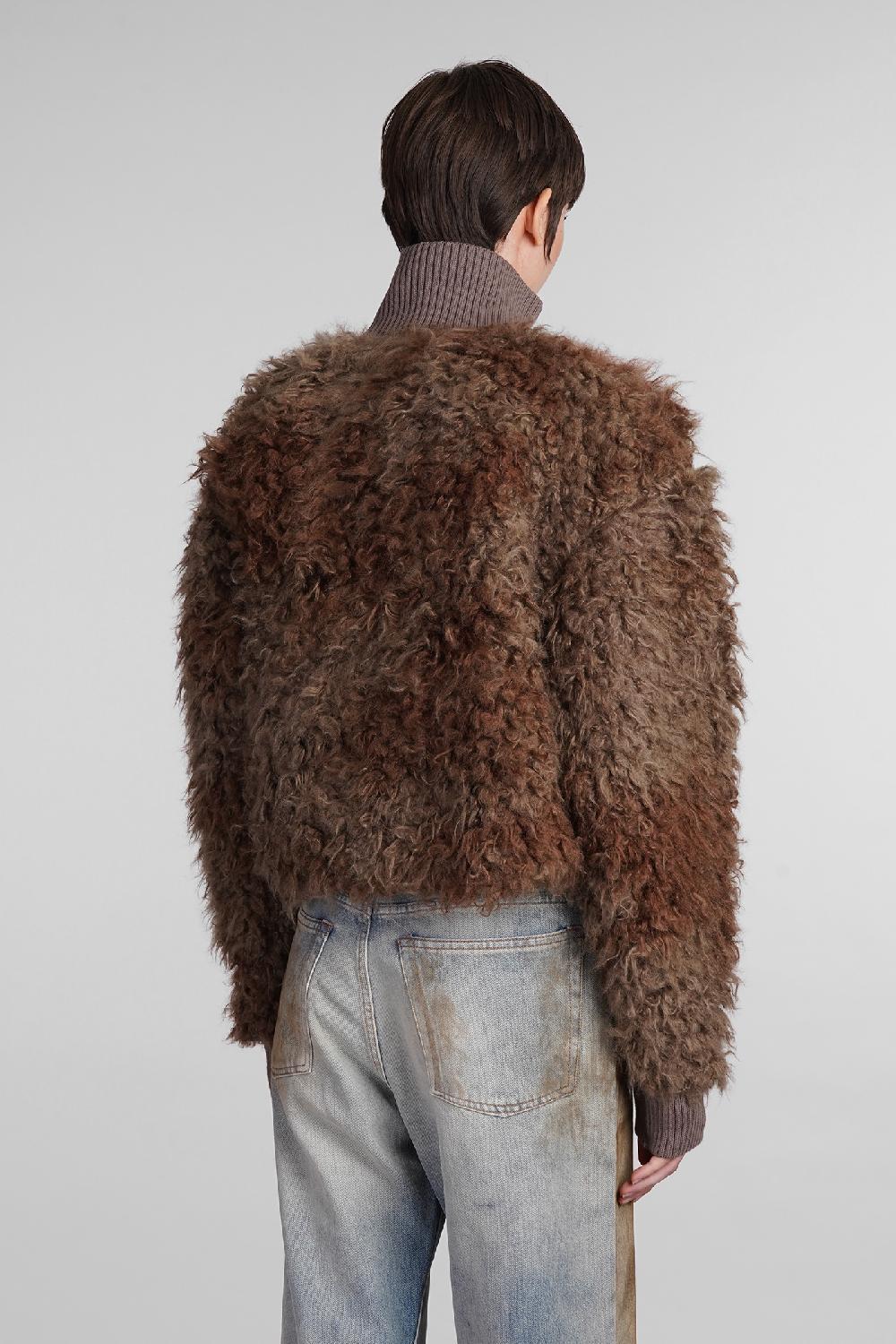 Deliberti Acne Studios Giacca casual in acrilico marrone cod. 406602 - Deliberti The Luxury Shopping 50% di sconto con spedizione gratuita