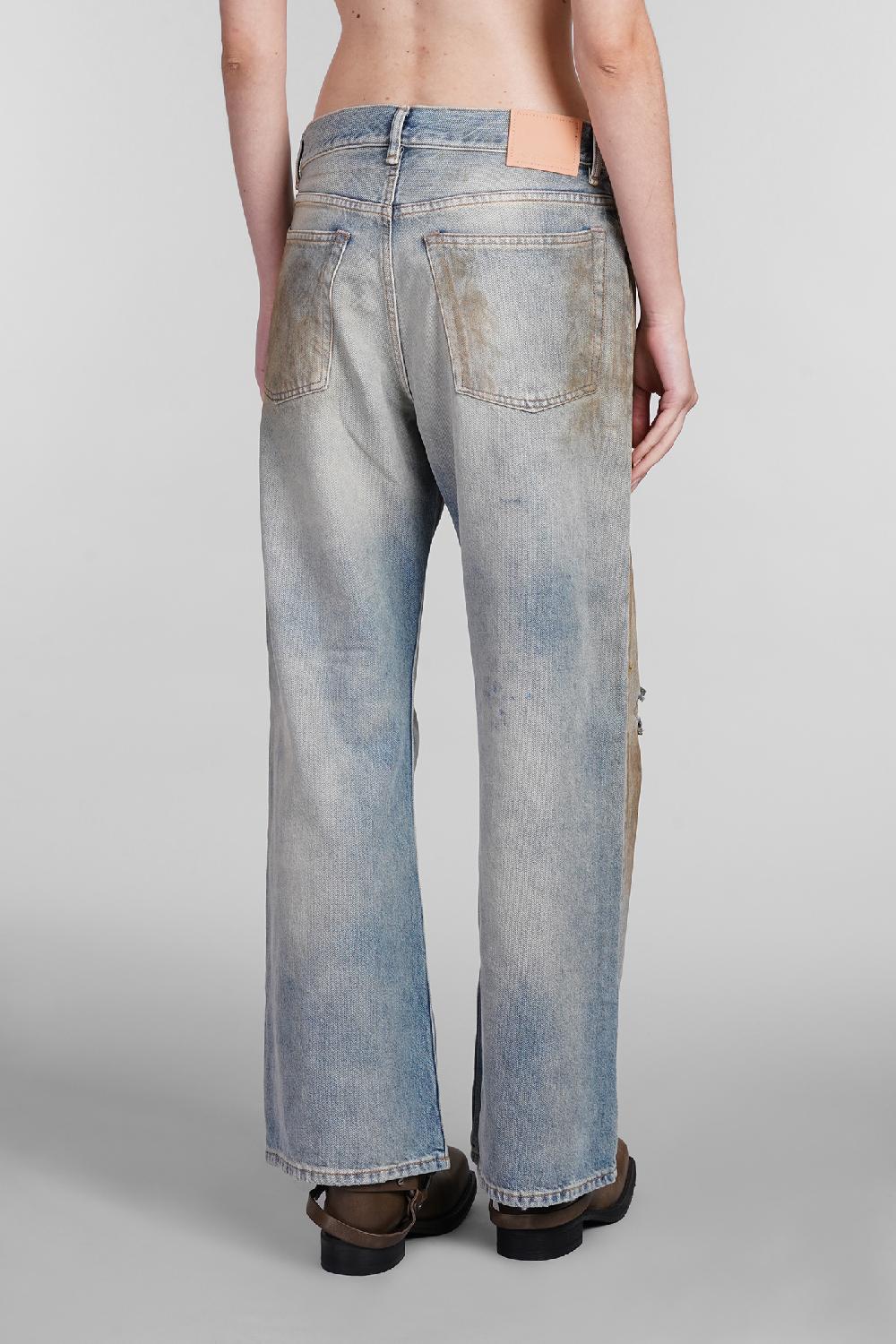 Deliberti Acne Studios Jeans in cotone celeste cod. 402626 - Deliberti The Luxury Shopping 2025