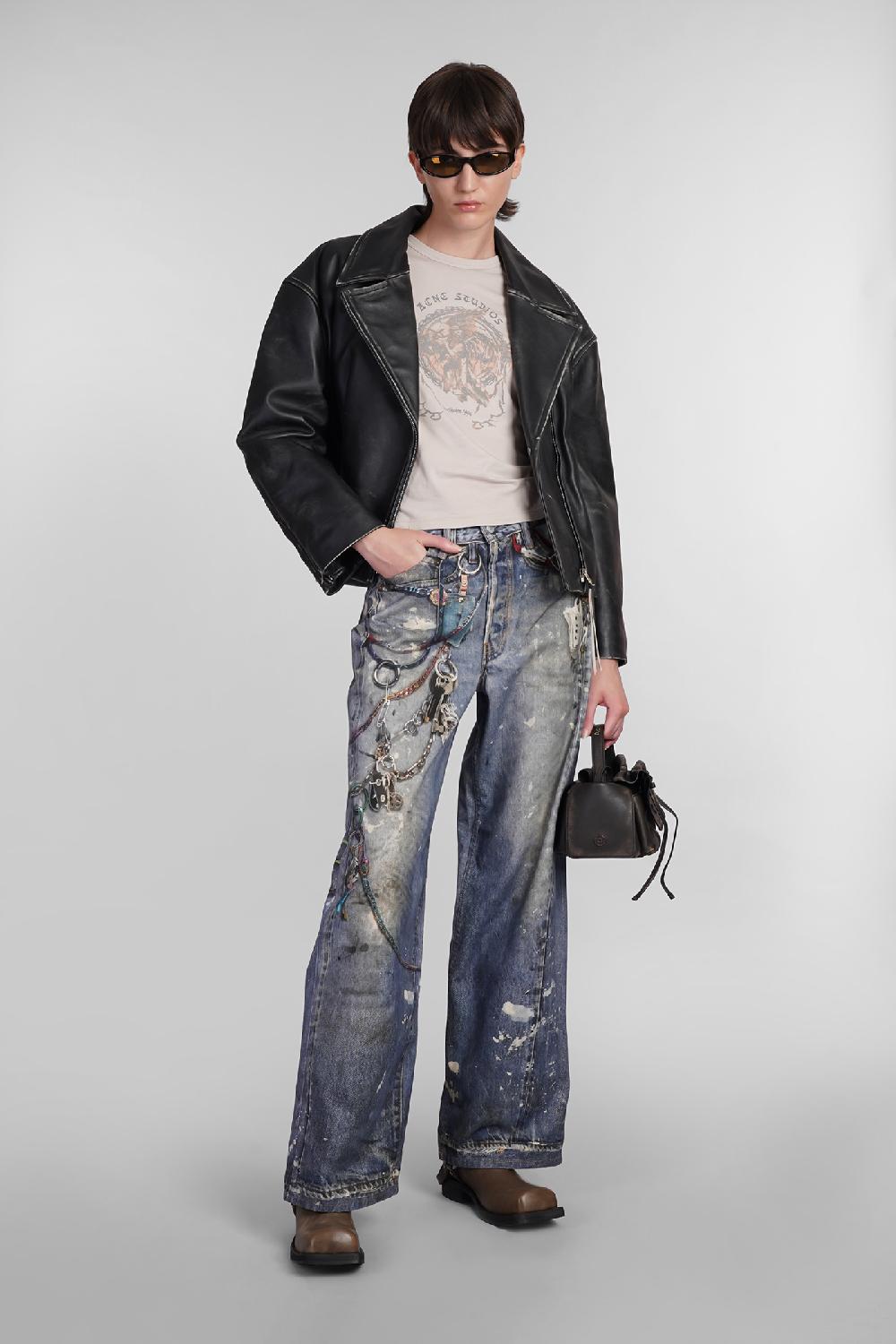 Deliberti Acne Studios Jeans in cotone blu cod. 402976 - Deliberti The Luxury Shopping Nuovo
