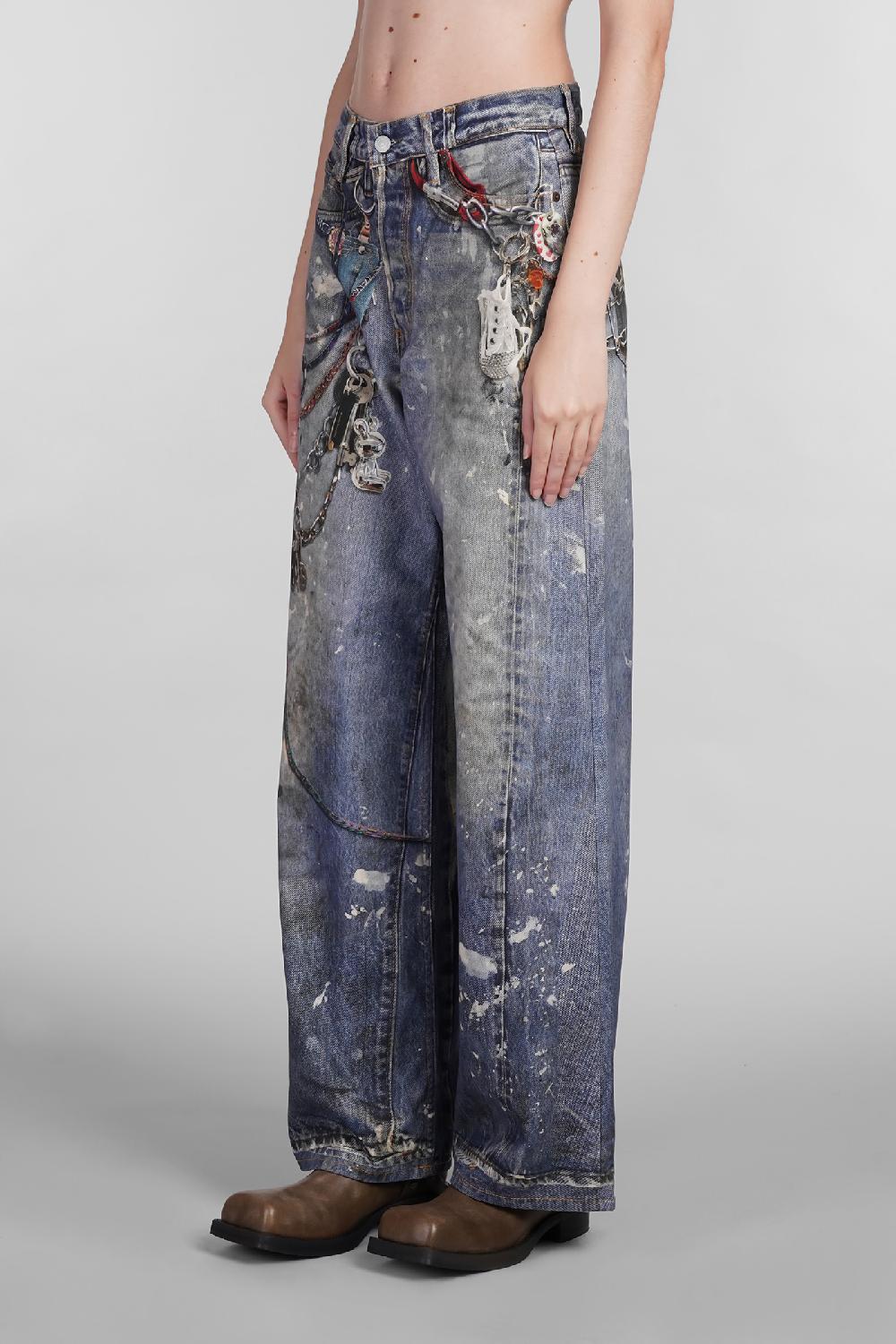 Deliberti Acne Studios Jeans in cotone blu cod. 402976 - Deliberti The Luxury Shopping Nuovo