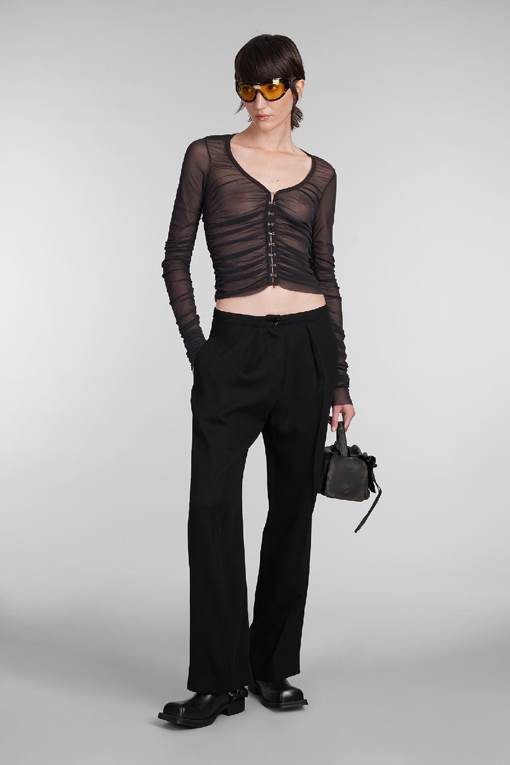 Deliberti Acne Studios Pantalone in lana nera cod. 403410 - Deliberti The Luxury Shopping Spedizione Gratuita