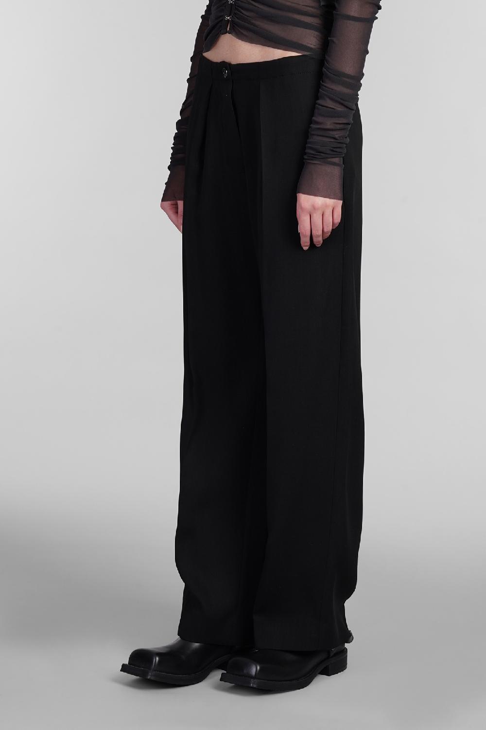Deliberti Acne Studios Pantalone in lana nera cod. 403410 - Deliberti The Luxury Shopping Spedizione Gratuita