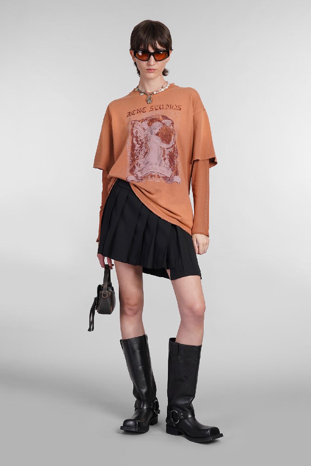 Deliberti Acne Studios Gonna in poliestere nero cod. 402642 - Deliberti The Luxury Shopping Negozi Online
