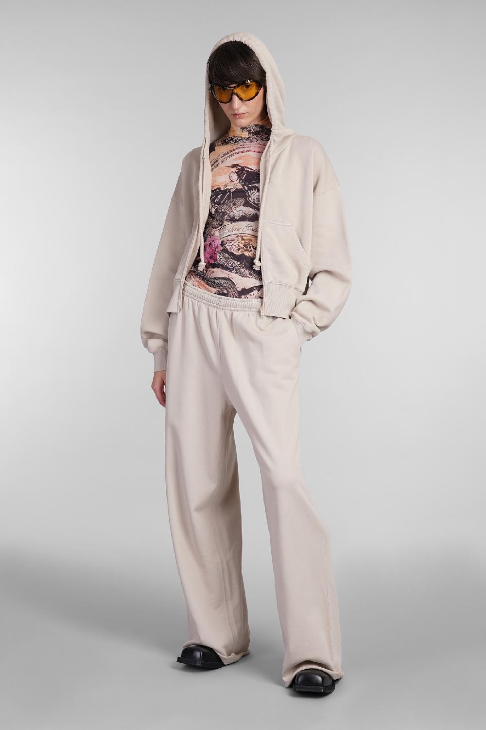 Deliberti Acne Studios Felpa in cotone beige cod. 402974 - Deliberti The Luxury Shopping Promozione Limitata