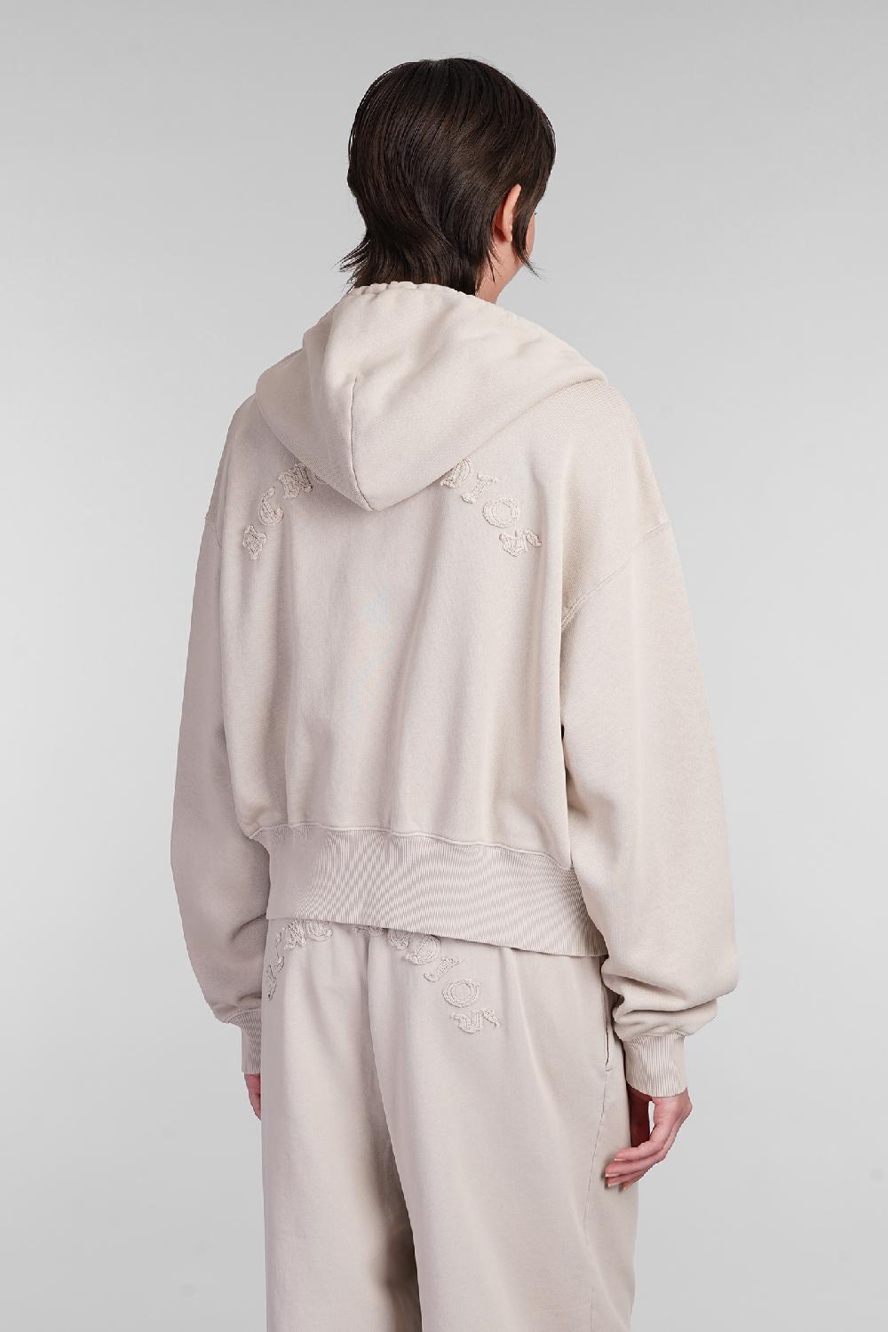 Deliberti Acne Studios Felpa in cotone beige cod. 402974 - Deliberti The Luxury Shopping Promozione Limitata