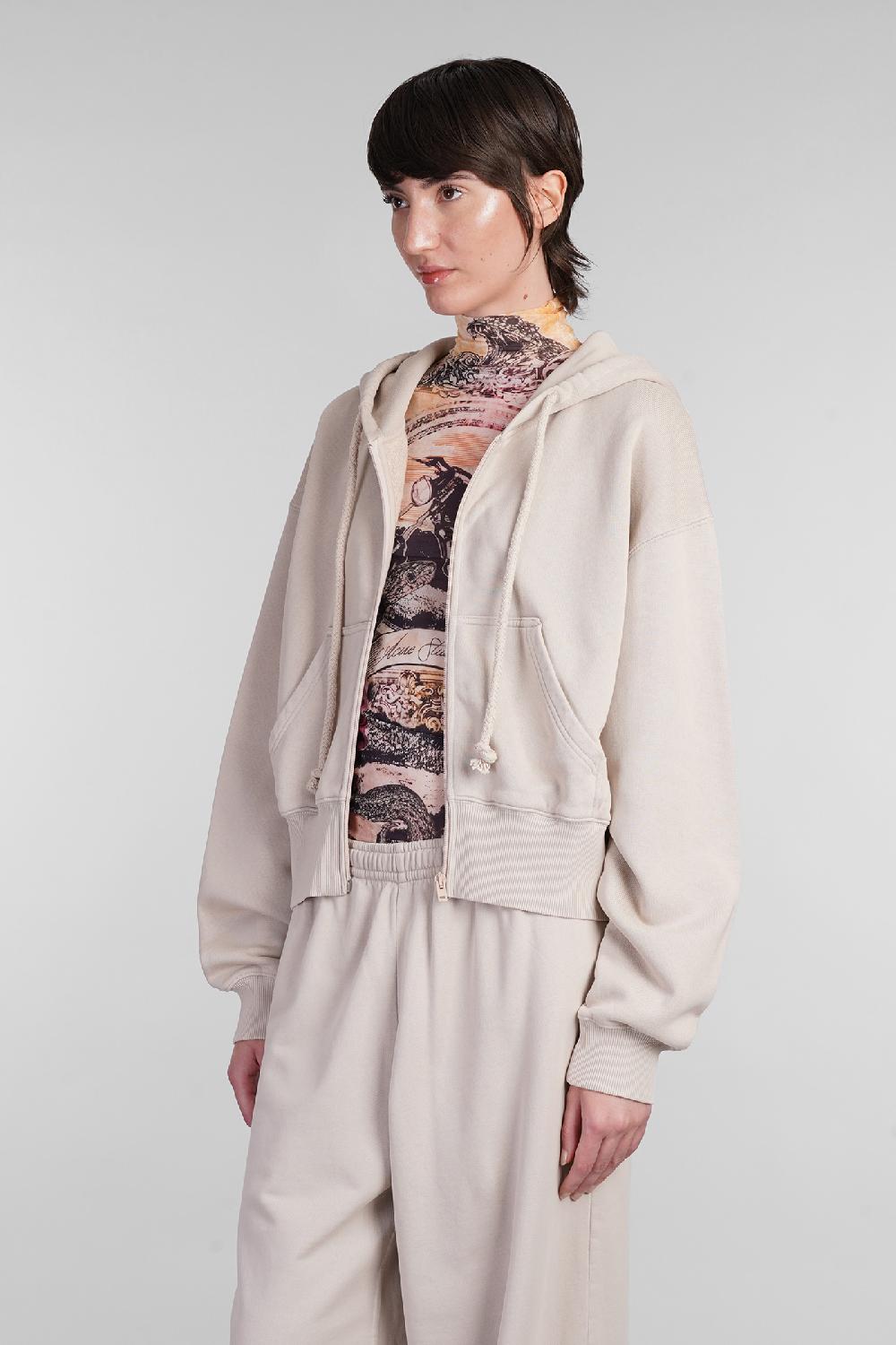 Deliberti Acne Studios Felpa in cotone beige cod. 402974 - Deliberti The Luxury Shopping Promozione Limitata