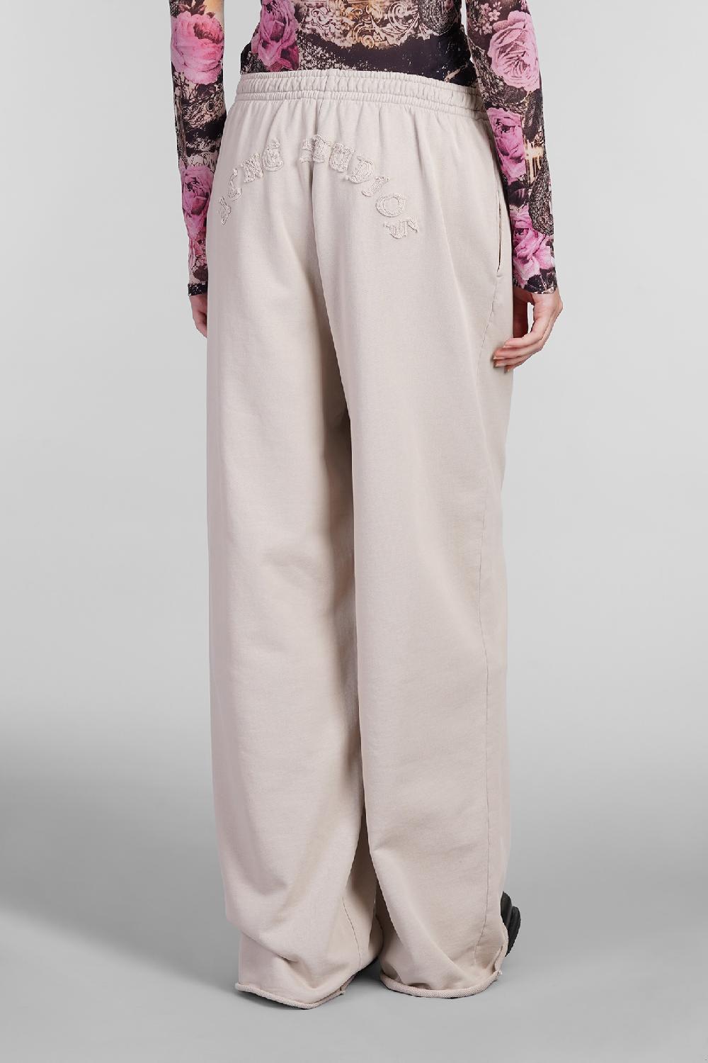 Deliberti Acne Studios Pantalone in cotone beige cod. 402975 - Deliberti The Luxury Shopping Fino Al -60%