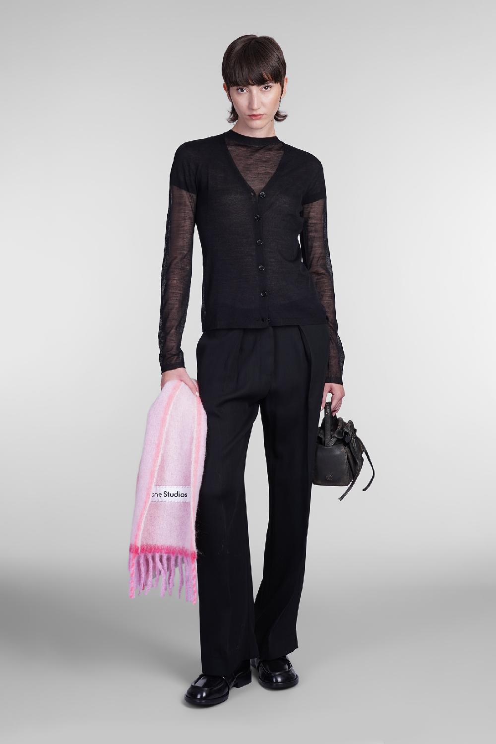 Deliberti Acne Studios T-shirt in lana nera cod. 406151 - Deliberti The Luxury Shopping Shopping Online