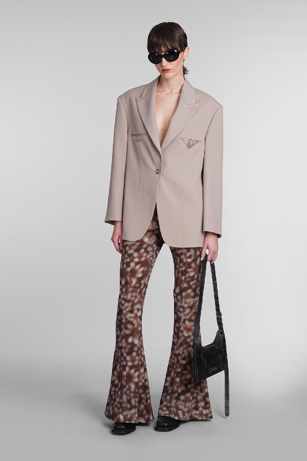 Deliberti Acne Studios Pantalone in poliestere marrone cod. 395334 - Deliberti The Luxury Shopping Sottocosto