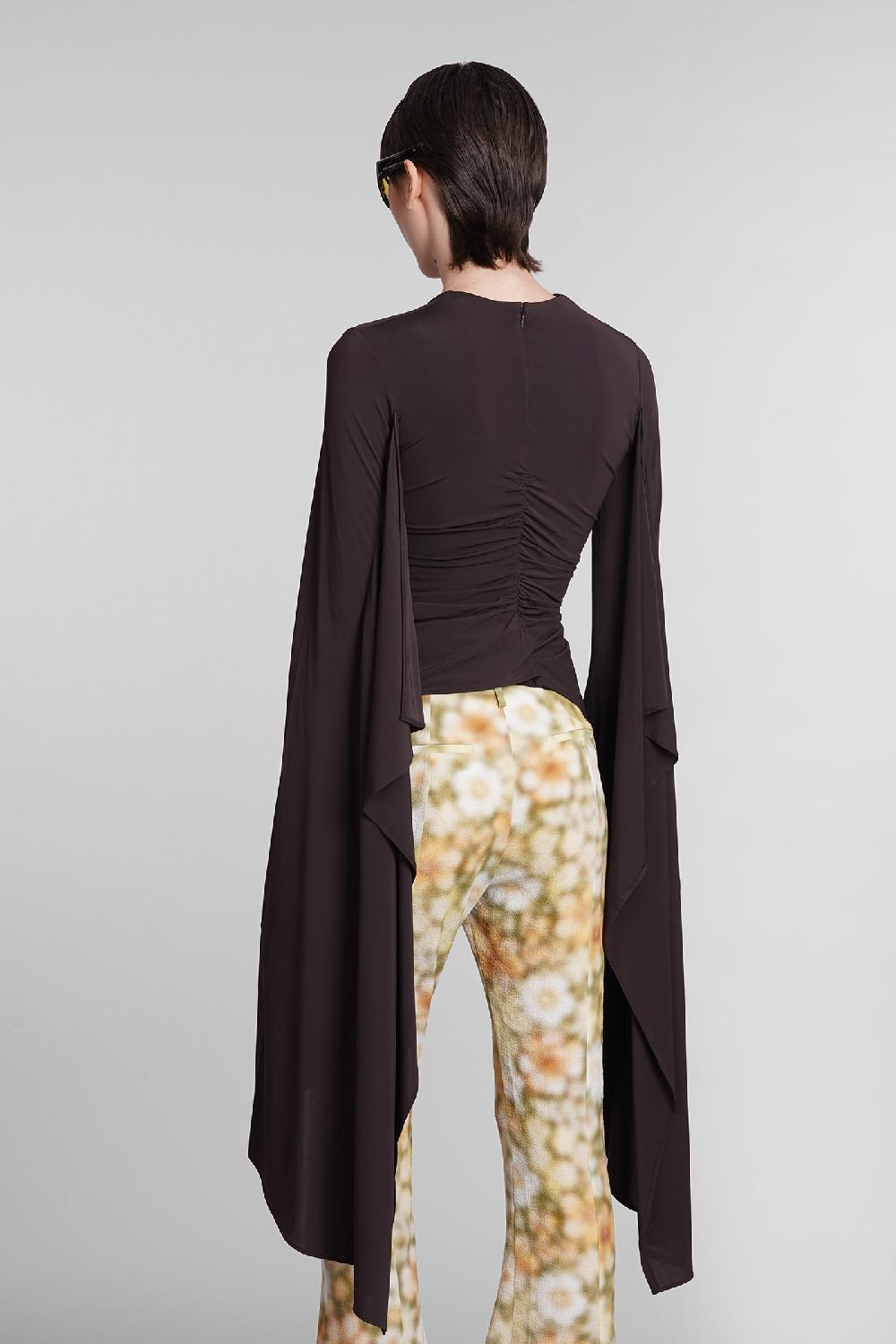 Deliberti Acne Studios Maglia in viscosa marrone cod. 395337 - Deliberti The Luxury Shopping Convenienza