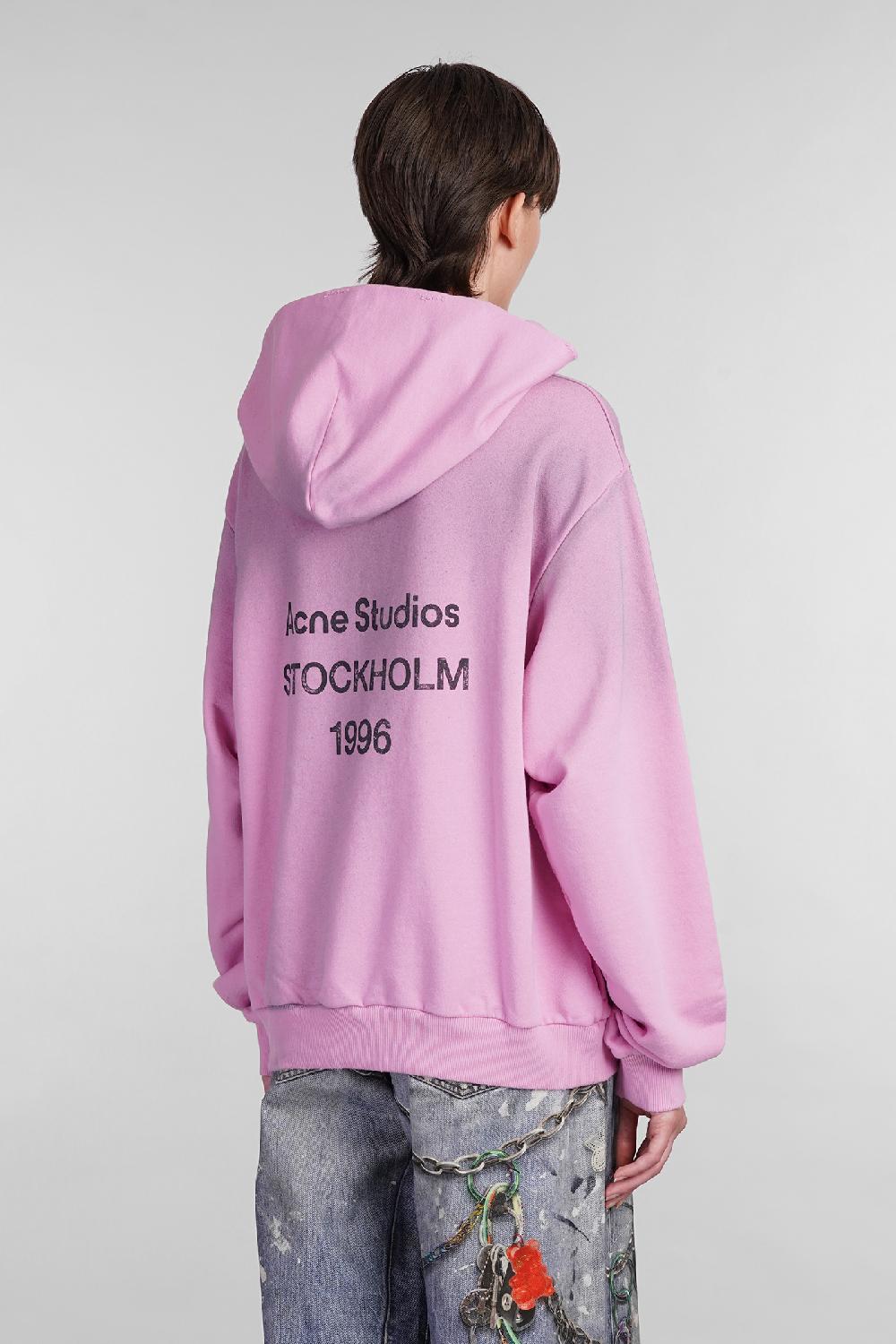Deliberti Acne Studios Felpa in cotone rosa cod. 402631 - Deliberti The Luxury Shopping Novità