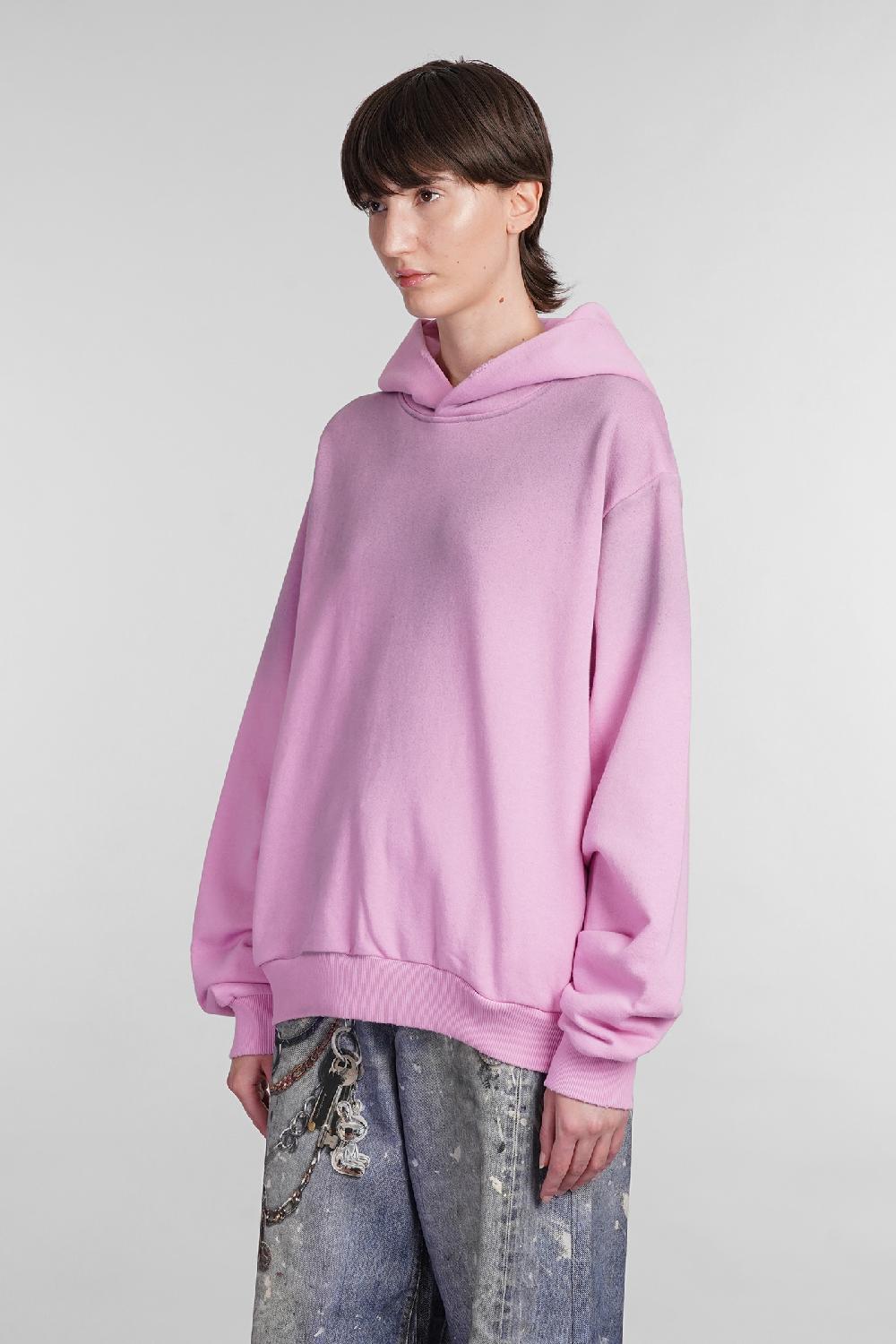 Deliberti Acne Studios Felpa in cotone rosa cod. 402631 - Deliberti The Luxury Shopping Novità
