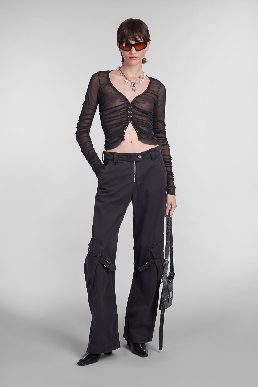 Deliberti Acne Studios Pantalone in cotone nero cod. 393900 - Deliberti The Luxury Shopping Sconto