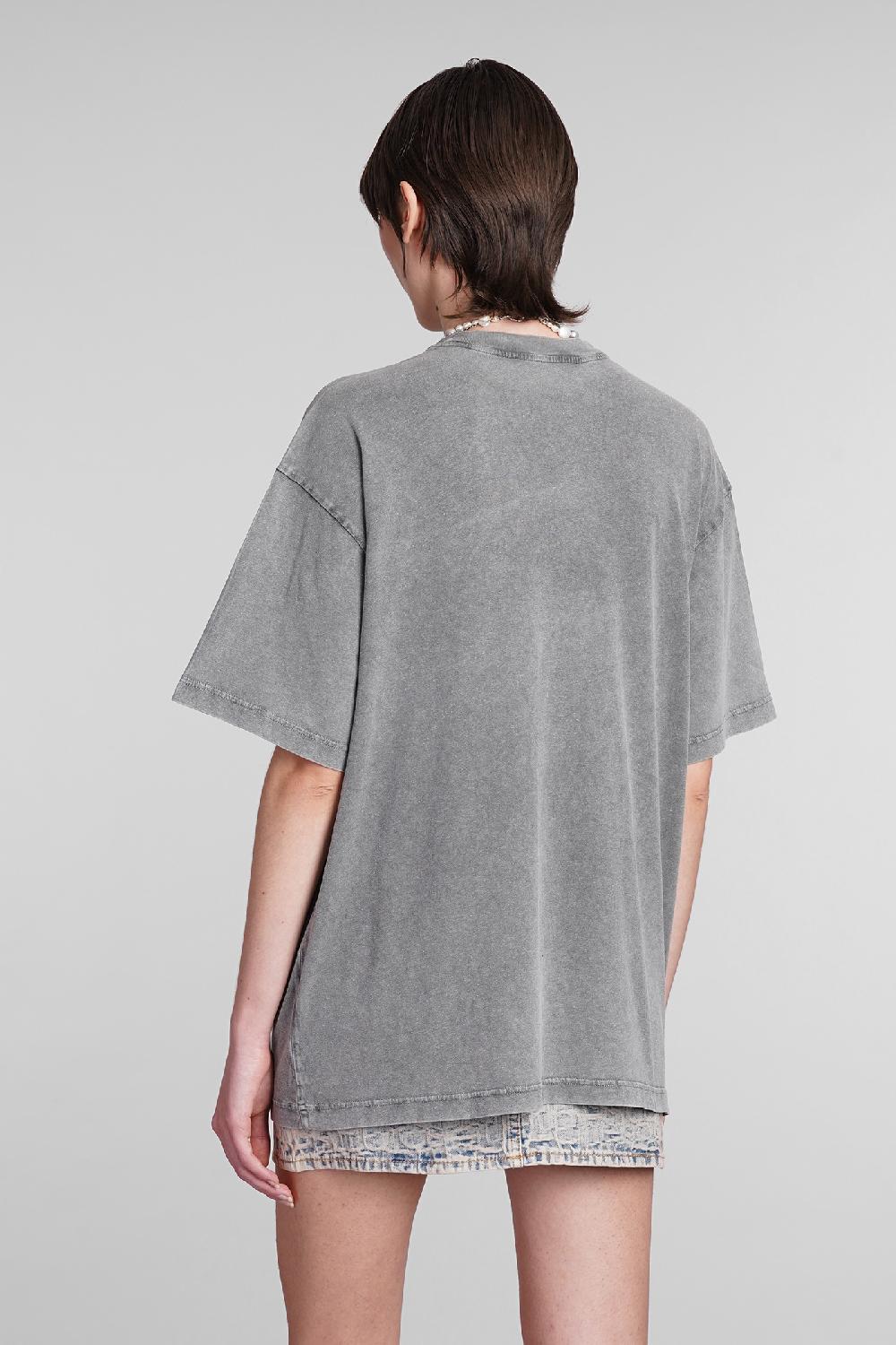 Deliberti Acne Studios T-shirt in cotone grigio cod. 393879 - Deliberti The Luxury Shopping Online