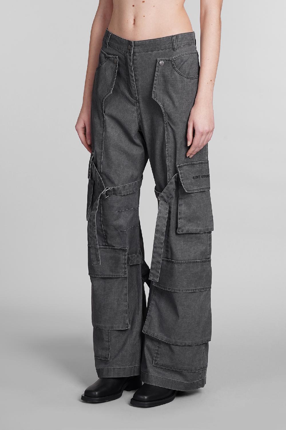 Deliberti Acne Studios Pantalone in cotone grigio cod. 395336 - Deliberti The Luxury Shopping Outlet