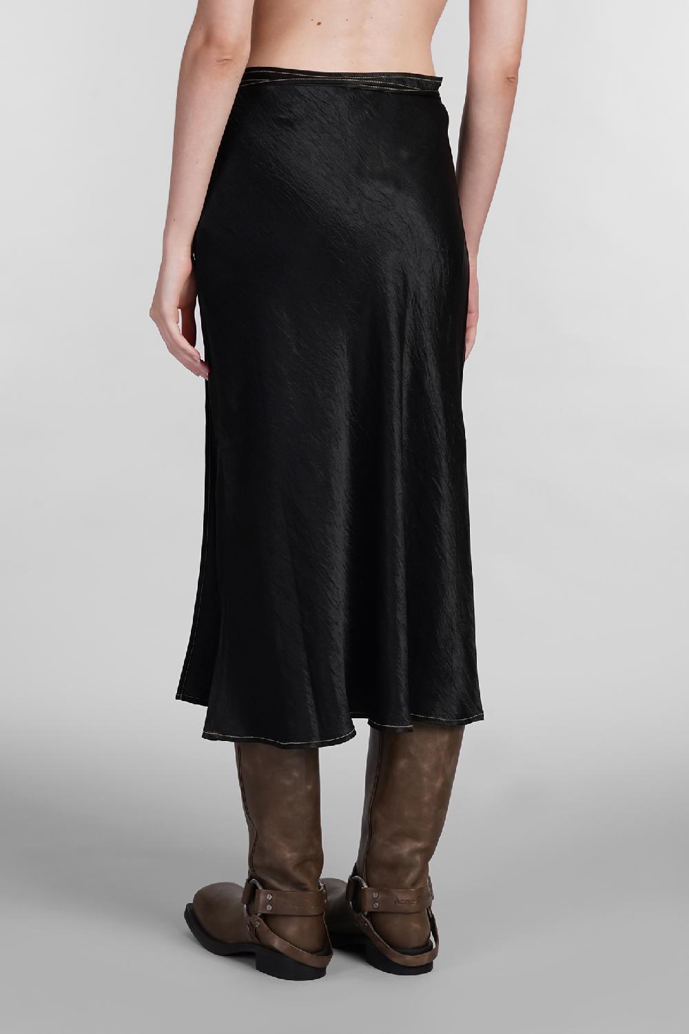 Deliberti Acne Studios Gonna in acetato nero cod. 402630 - Deliberti The Luxury Shopping Hotsell