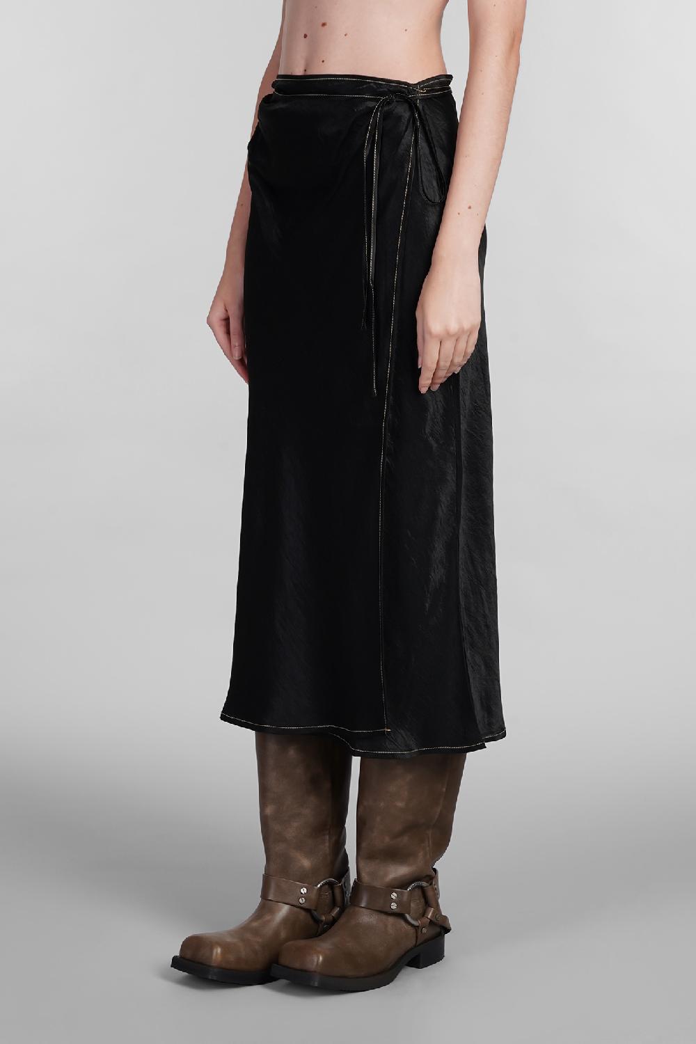 Deliberti Acne Studios Gonna in acetato nero cod. 402630 - Deliberti The Luxury Shopping Hotsell
