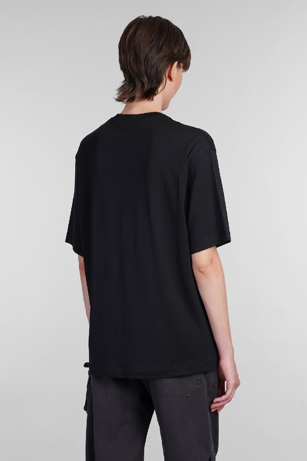 Deliberti Acne Studios T-shirt in cotone nero cod. 402431 - Deliberti The Luxury Shopping Vendita Calda